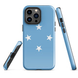 Micronesia Micronesian Flag iPhone Case 15 14 13 12 11 Pro Max Plus Mini Gift Travel Souvenir