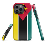 Mozambique Mozambican Flag iPhone Case 15 14 13 12 11 Pro Max Plus Mini Gift Travel Souvenir