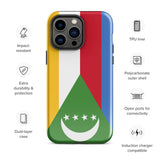 Comoros Flag iPhone Case 15 14 13 12 11 Pro Max Plus Mini Gift Travel Souvenir