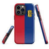 Liechtenstein Liechtensteiner Flag iPhone Case 15 14 13 12 11 Pro Max Plus Mini Gift Travel Souvenir