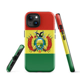 Bolivia Bolivian Flag iPhone 15 14 13 12 11 Pro Max Plus Mini Phone Case iPhone Tough Rugged Protective iPhone case