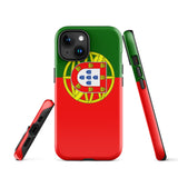 Portugal Portuguese Flag iPhone Case 15 14 13 12 11 Pro Max Plus Mini Gift Ideas Country Map Skyline Gift For Her Him Ideas Travel  Souvenir