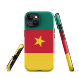 Cameroon Cameroonian Flag iPhone Case 15 14 13 12 11 Pro Max Plus Mini Gift Ideas Country Map Skyline Gift  Travel  Souvenir