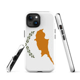 Cyprus Cypriot Flag iPhone Case 15 14 13 12 11 Pro Max Plus Mini Gift Ideas Country Map Skyline Gift For Her Him Ideas Travel  Souvenir