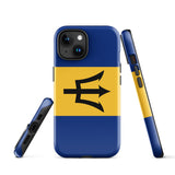 Barbados Barbadian Flag iPhone Case 15 14 13 12 11 Pro Max Plus Mini Gift Travel Souvenir