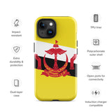 Brunei Bruneian Flag iPhone Case 15 14 13 12 11 Pro Max Plus Mini Gift Travel Souvenir