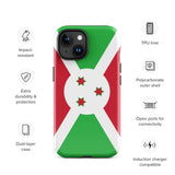 Burundi Burundian Flag iPhone Case 15 14 13 12 11 Pro Max Plus Mini Gift Travel Souvenir