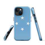 Micronesia Micronesian Flag iPhone Case 15 14 13 12 11 Pro Max Plus Mini Gift Travel Souvenir