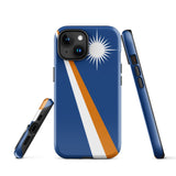 Marshall Islands Marshallese Flag iPhone Case 15 14 13 12 11 Pro Max Plus Mini Gift Travel Souvenir