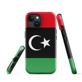 Libya Libyan Flag iPhone Case 15 14 13 12 11 Pro Max Plus Mini Gift Travel Souvenir