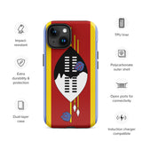 Eswatini Flag iPhone Case 15 14 13 12 11 Pro Max Plus Mini Gift Travel Souvenir