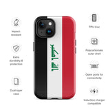 Iraq Iraqi Flag iPhone Case 15 14 13 12 11 Pro Max Plus Mini Travel Souvenir Tourist Beach Lover Food Destination Patriot Gifts