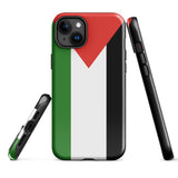 Funda para iPhone con la bandera de Palestina 15, 14, 13, 12 y 11 Pro Max Plus Mini Ideas para regalos Mapa del país Horizonte Regalos para ella Ideas para él