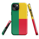 Benin Flag iPhone Case 15 14 13 12 11 Pro Max Plus Mini Gift Travel Souvenir