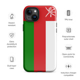 Oman Omani Flag iPhone Case 15 14 13 12 11 Pro Max Plus Mini Gift Travel Souvenir