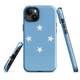 Micronesia Micronesian Flag iPhone Case 15 14 13 12 11 Pro Max Plus Mini Gift Travel Souvenir