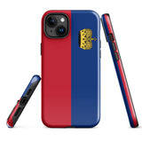 Liechtenstein Liechtensteiner Flag iPhone Case 15 14 13 12 11 Pro Max Plus Mini Gift Travel Souvenir