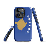 Kosovo Kosovar Flag iPhone Case 15 14 13 12 11 Pro Max Plus Mini Gift Ideas Country Map Skyline Gift For Her Him Ideas Travel  Souvenir