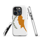 Cyprus Cypriot Flag iPhone Case 15 14 13 12 11 Pro Max Plus Mini Gift Ideas Country Map Skyline Gift For Her Him Ideas Travel  Souvenir