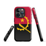 Angola Angolan Flag iPhone Case 15 14 13 12 11 Pro Max Plus Mini Gift Travel Souvenir