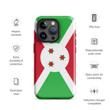 Burundi Burundian Flag iPhone Case 15 14 13 12 11 Pro Max Plus Mini Gift Travel Souvenir