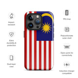 Malaysia Malaysian Flag iPhone Case 15 14 13 12 11 Pro Max Plus Mini Gift Travel Souvenir