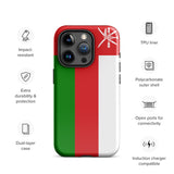 Oman Omani Flag iPhone Case 15 14 13 12 11 Pro Max Plus Mini Gift Travel Souvenir