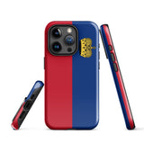 Liechtenstein Liechtensteiner Flag iPhone Case 15 14 13 12 11 Pro Max Plus Mini Gift Travel Souvenir