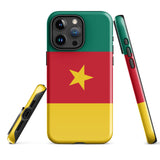 Cameroon Cameroonian Flag iPhone Case 15 14 13 12 11 Pro Max Plus Mini Gift Ideas Country Map Skyline Gift  Travel  Souvenir