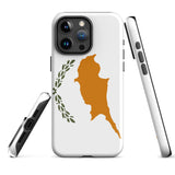 Cyprus Cypriot Flag iPhone Case 15 14 13 12 11 Pro Max Plus Mini Gift Ideas Country Map Skyline Gift For Her Him Ideas Travel  Souvenir