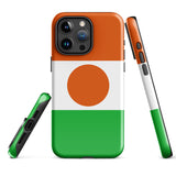 Niger Nigerien Flag iPhone Case 15 14 13 12 11 Pro Max Plus Mini Gift Ideas Country Map Skyline Gift For Her Him Ideas Travel  Souvenir