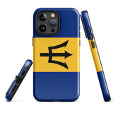 Barbados Barbadian Flag iPhone Case 15 14 13 12 11 Pro Max Plus Mini Gift Travel Souvenir