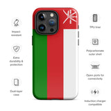 Oman Omani Flag iPhone Case 15 14 13 12 11 Pro Max Plus Mini Gift Travel Souvenir