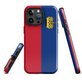 Liechtenstein Liechtensteiner Flag iPhone Case 15 14 13 12 11 Pro Max Plus Mini Gift Travel Souvenir