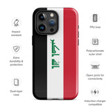 Iraq Iraqi Flag iPhone Case 15 14 13 12 11 Pro Max Plus Mini Travel Souvenir Tourist Beach Lover Food Destination Patriot Gifts