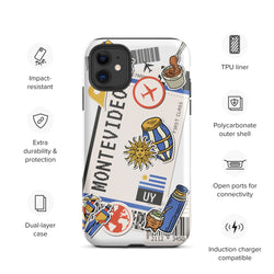 Montevideo Uruguay Uruguayan  iPhone 14 13 12 11 Pro Max Plus Mini Phone Case iPhone Tough Rugged Protective iPhone case