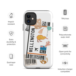 Wellington New Zealand  iPhone 14 13 12 11 Pro Max Plus Mini Phone Case iPhone Tough Rugged Protective iPhone case