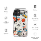 New York ny nyc American  iPhone 14 13 12 11 Pro Max Plus Mini Phone Case iPhone Tough Rugged Protective iPhone case