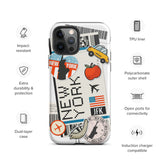 New York ny nyc American  iPhone 14 13 12 11 Pro Max Plus Mini Phone Case iPhone Tough Rugged Protective iPhone case