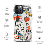 New York ny nyc American  iPhone 14 13 12 11 Pro Max Plus Mini Phone Case iPhone Tough Rugged Protective iPhone case