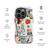 New York ny nyc American  iPhone 14 13 12 11 Pro Max Plus Mini Phone Case iPhone Tough Rugged Protective iPhone case