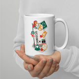 Damascus Syria Syrian Coffee Mug White Glossy Cup Personalized Custom City Name